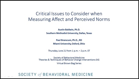 Webinars | SBM - Society of Behavioral Medicine