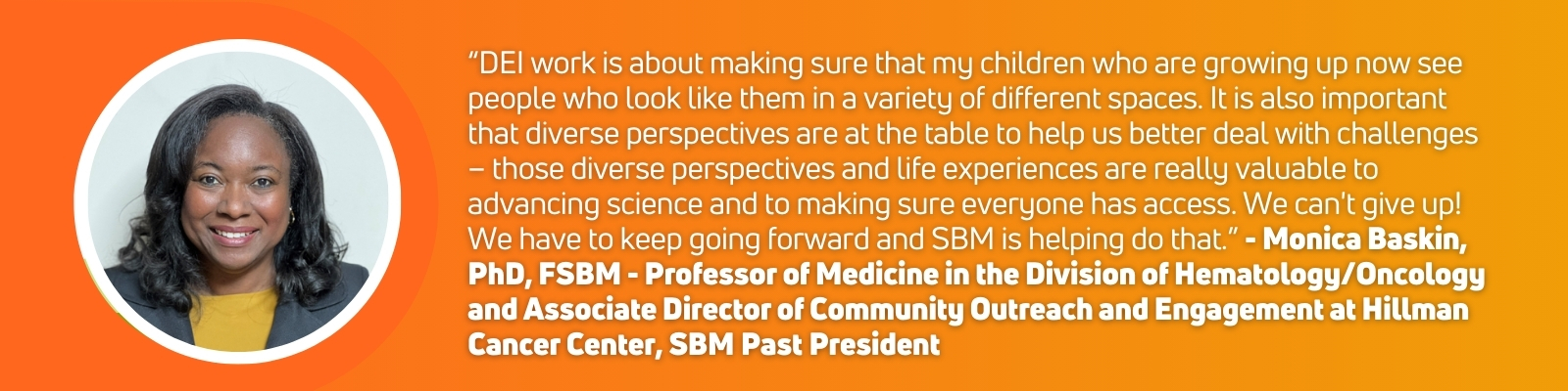 SBM Diversity Initiatives Testimonial